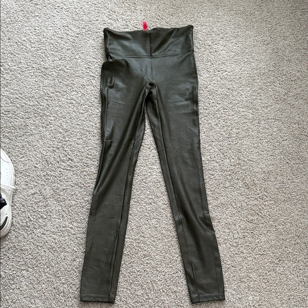 SPANX Olive Green Leggings